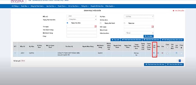 Cách kiểm tra và xuất hiện hóa đơn VNPT Invoice