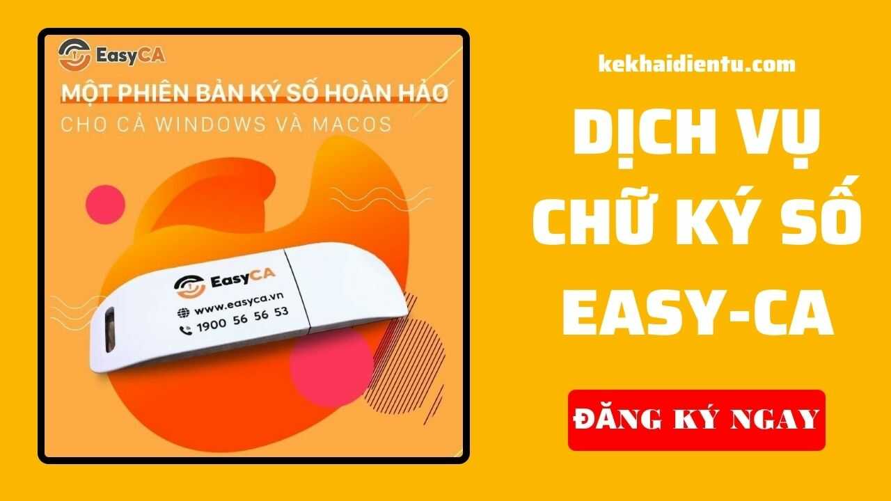 Dịch vụ chữ ký số Easy-CA cho doanh nghiệp