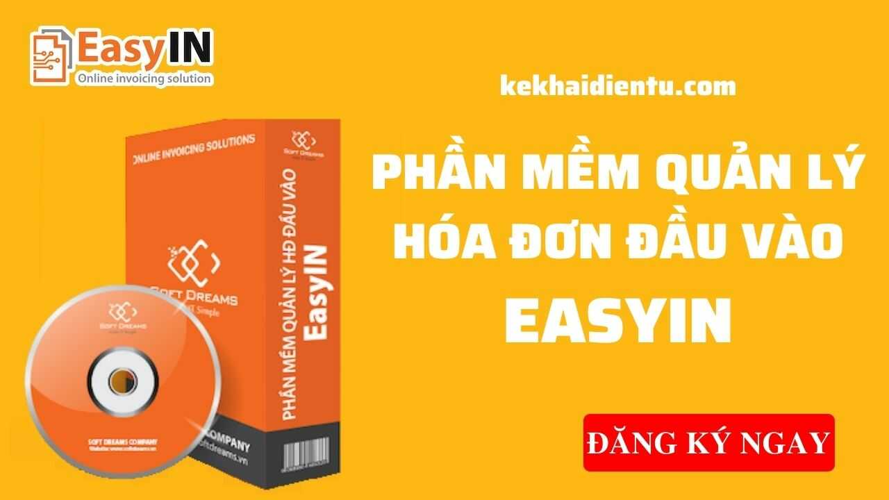 Phần mềm EasyIN - Quản lý hoá đơn đầu vào hiệu quả