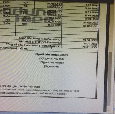 Lỗi hóa đơn 0% vẫn có thuế