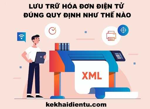 Lưu trữ định dạng chuẩn hóa đơn điện tử - XML